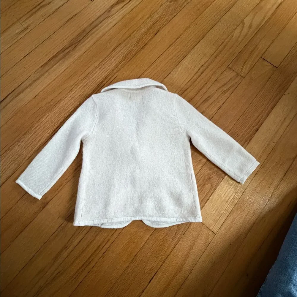 Ralph Lauren Ivory Cream Wool Cardigan Kids Jacket 12m